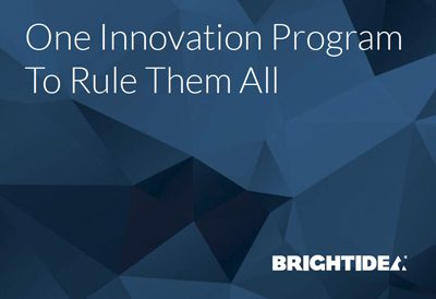 One Innovation Program To Rule Them All